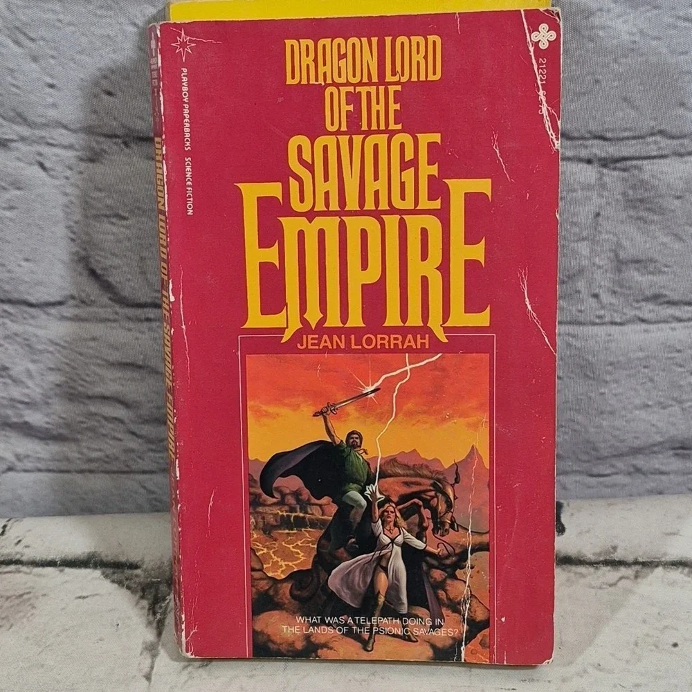 Vintage Paperbacks Science Fiction Sci-fi Lot Of 7 Books Asimov Lorrah Burroughs